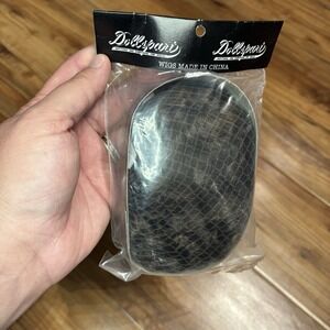 Dollspart Doll Wig Style 1081 Light Brown Sz 9 NEW Curls Bangs Ribbon‎ Nina